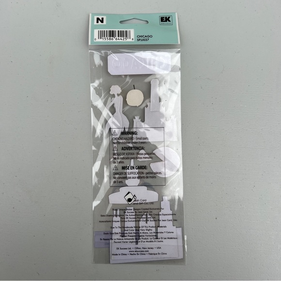 NWT A Touch of Jolee’s Chicago Dimensional Sticker Set - Picture 3 of 6